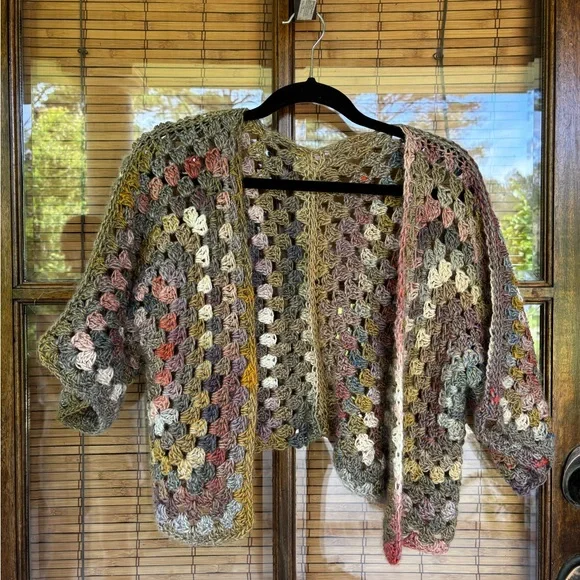 Handmade Crochet Women's Sweater - Picture 3 of 3